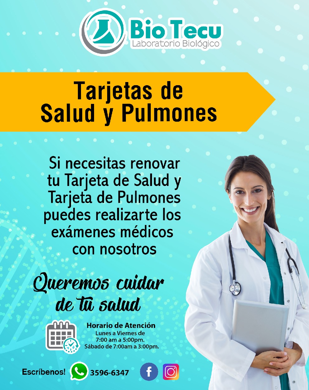 tarjetas de salud y pulmones